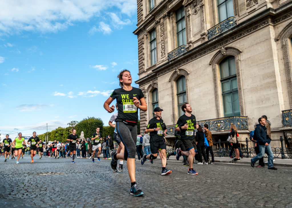 Race in Paris, Course a pied a Paris