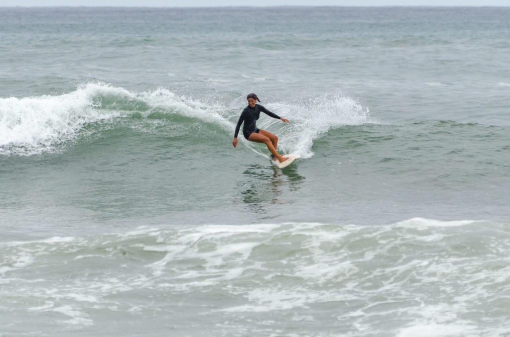 Surfer in action, Surfeur en action a Biarritz, France